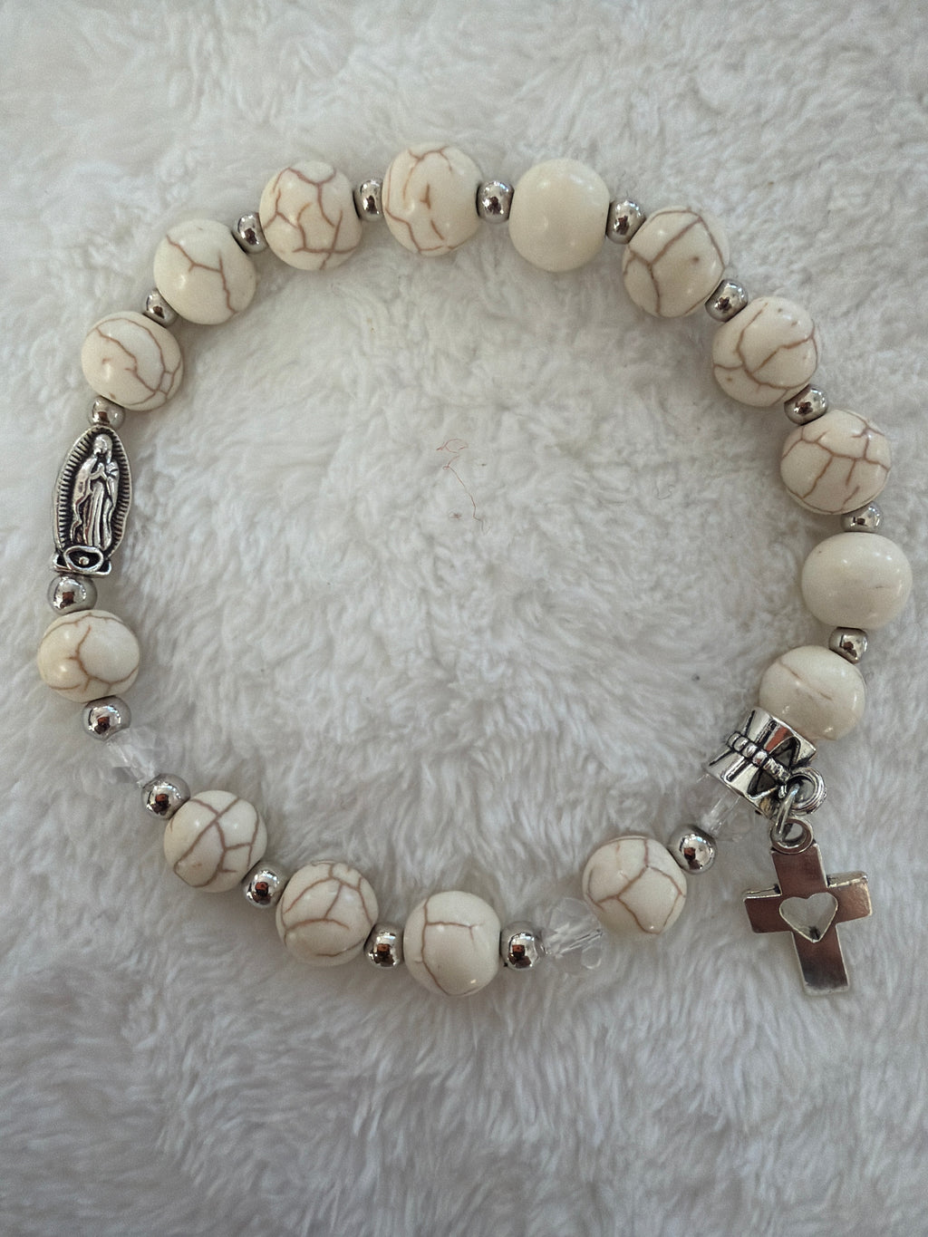 Handmade Catholic Rosary Bracelet — Beads of Grace