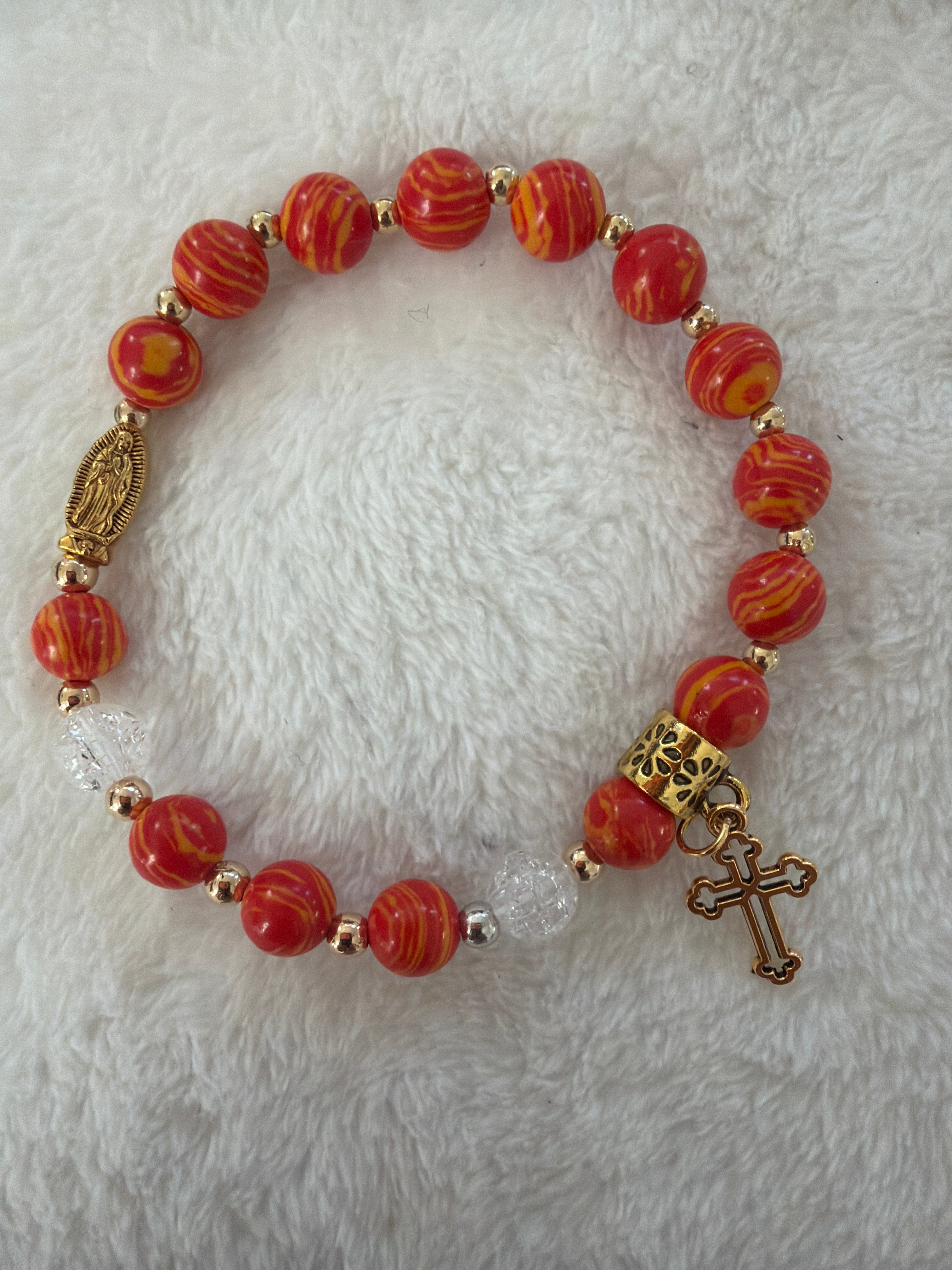 Handmade Catholic Rosary Bracelet — Beads of Grace