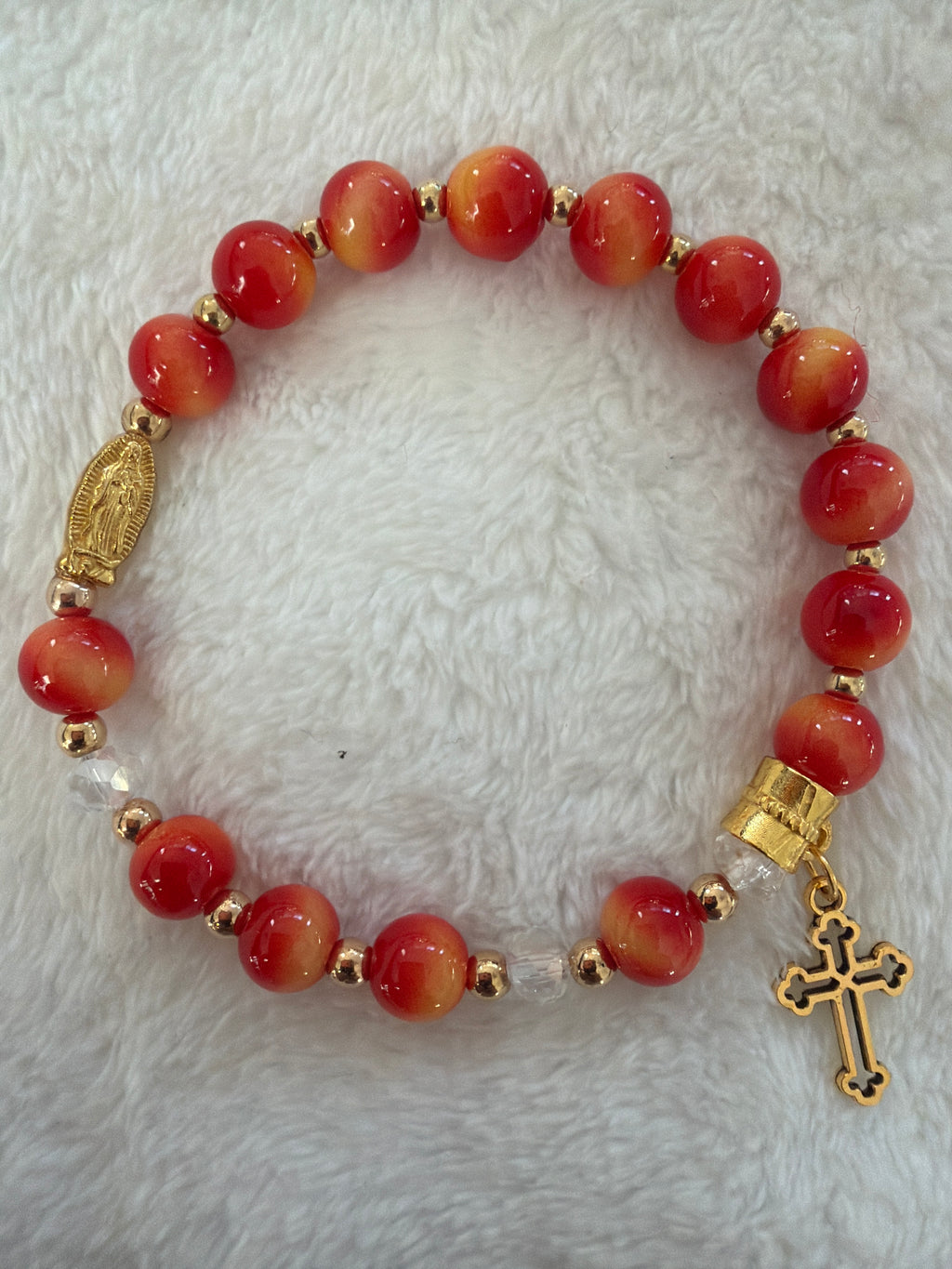 Handmade Catholic Rosary Bracelet — Beads of Grace