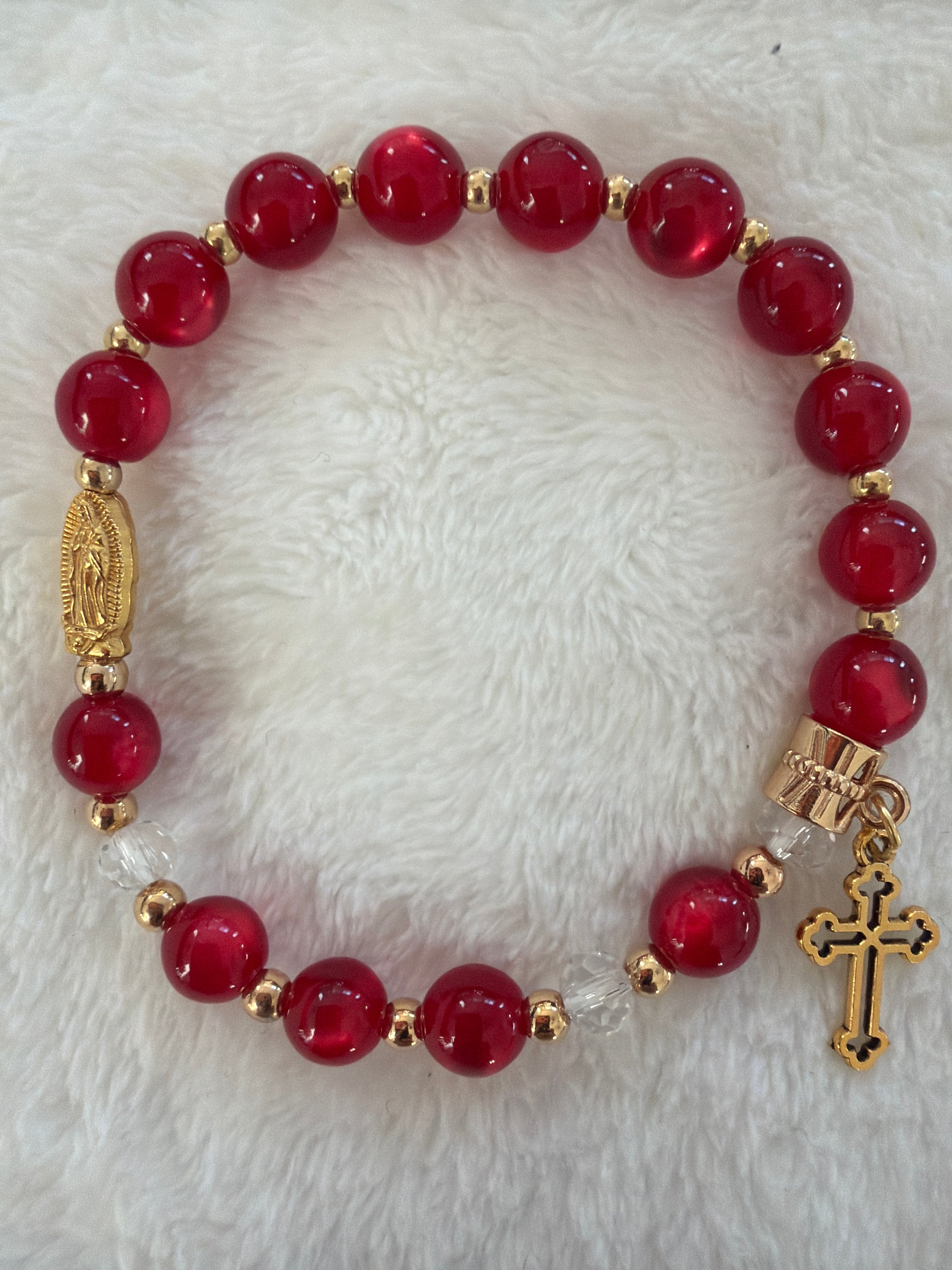 Handmade Catholic Rosary Bracelet — Beads of Grace