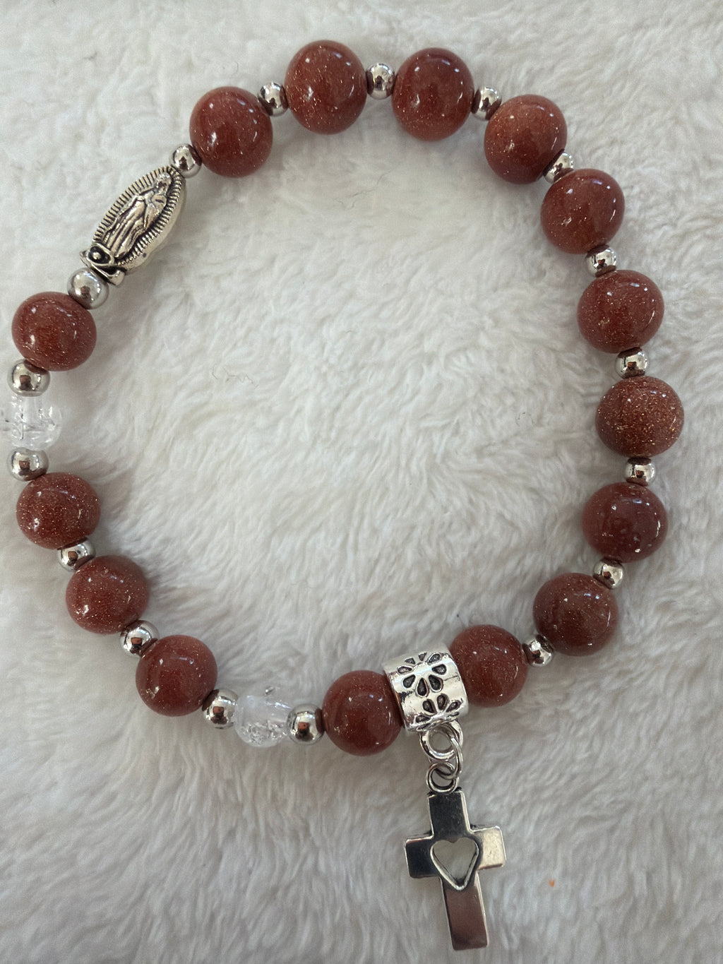 Handmade Catholic Rosary Bracelet — Beads of Grace