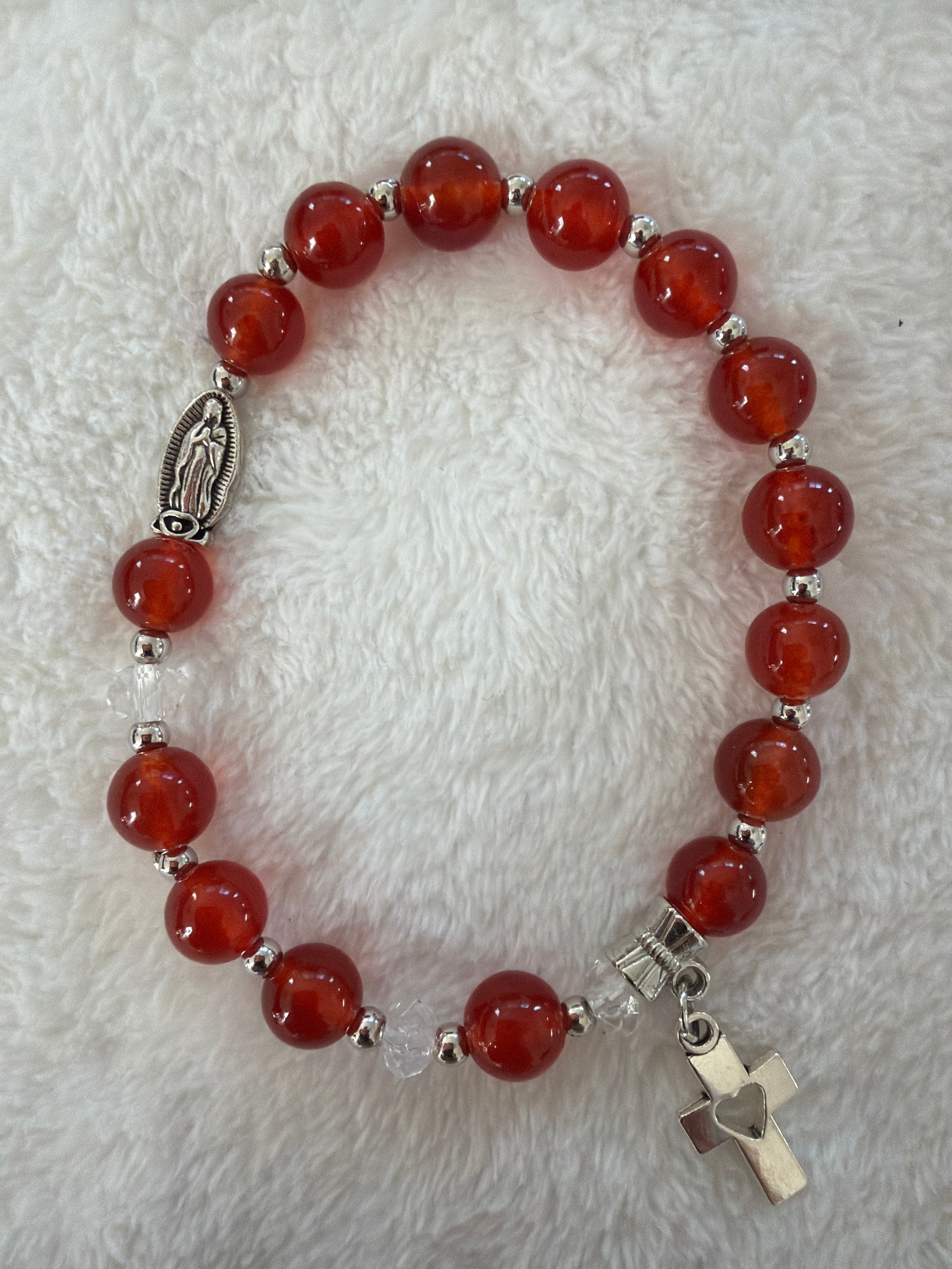 Handmade Catholic Rosary Bracelet — Beads of Grace