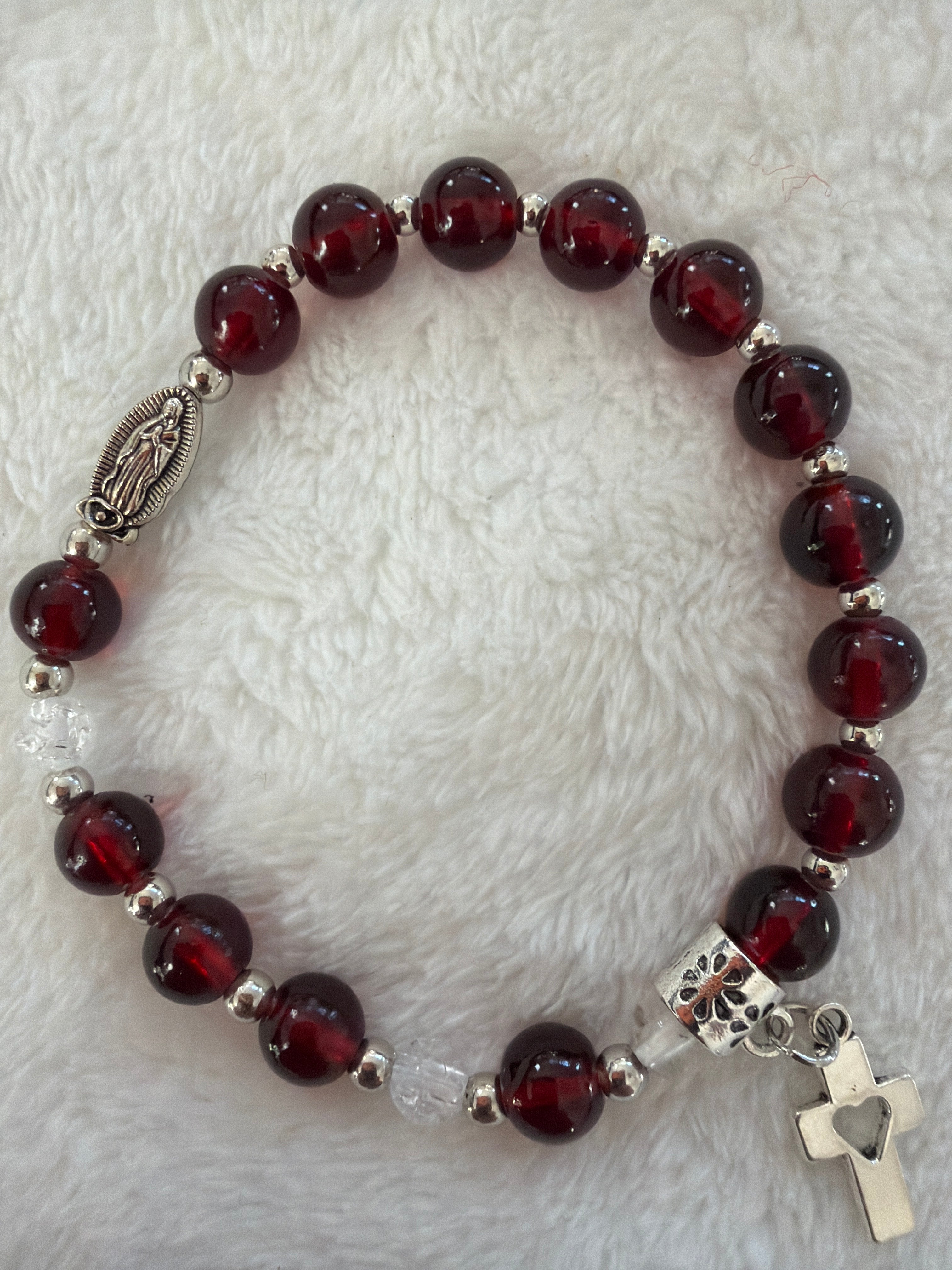 Handmade Catholic Rosary Bracelet — Beads of Grace