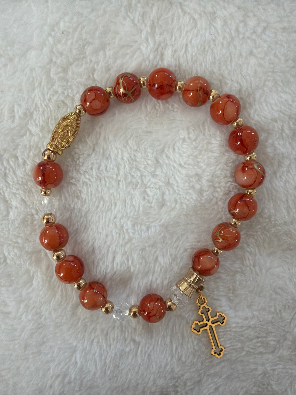 Handmade Catholic Rosary Bracelet — Beads of Grace