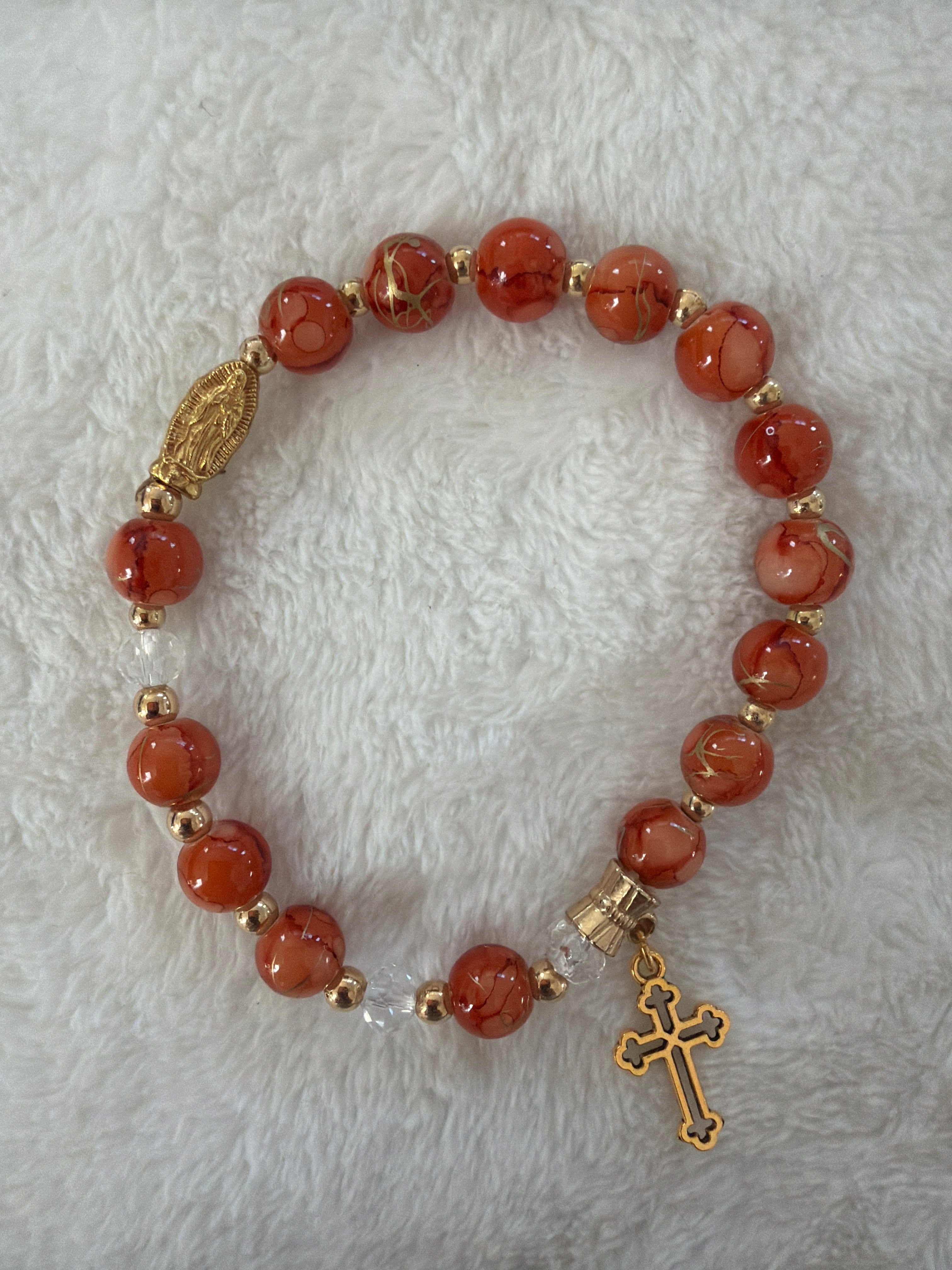 Handmade Catholic Rosary Bracelet — Beads of Grace
