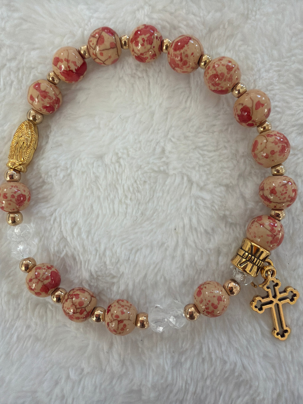 Handmade Catholic Rosary Bracelet — Beads of Grace