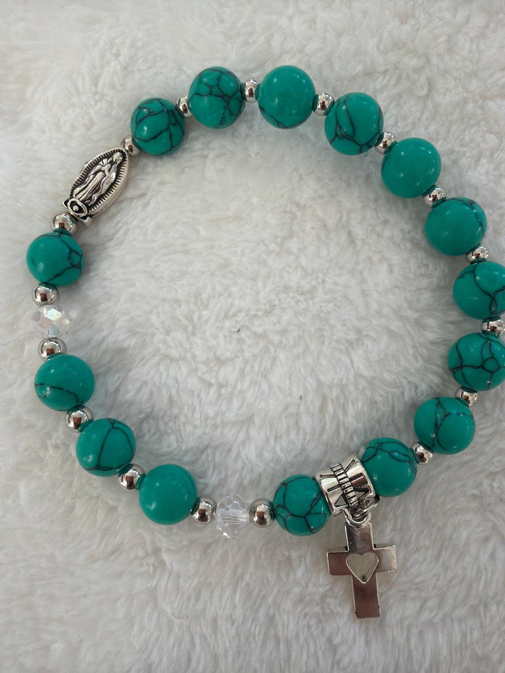 Handmade Catholic Rosary Bracelet — Beads of Grace