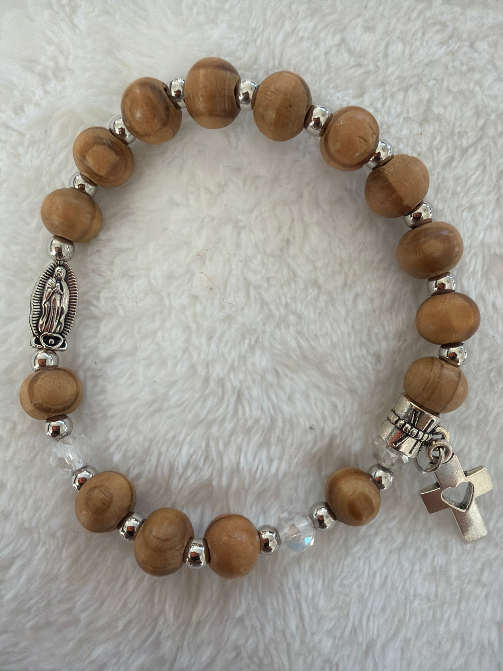 Handmade Catholic Rosary Bracelet — Beads of Grace
