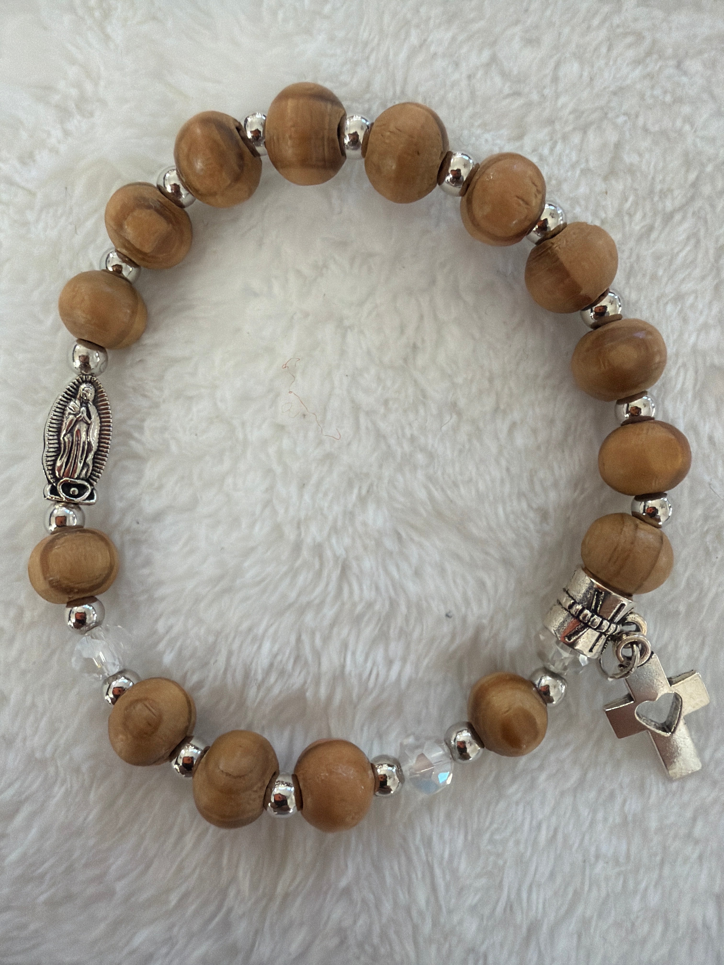 Handmade Catholic Rosary Bracelet — Beads of Grace