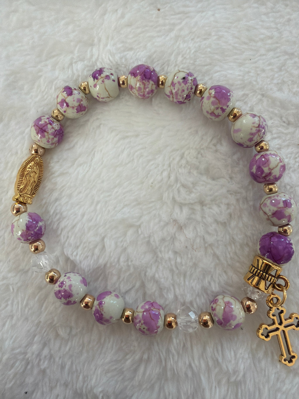 Handmade Catholic Rosary Bracelet — Beads of Grace