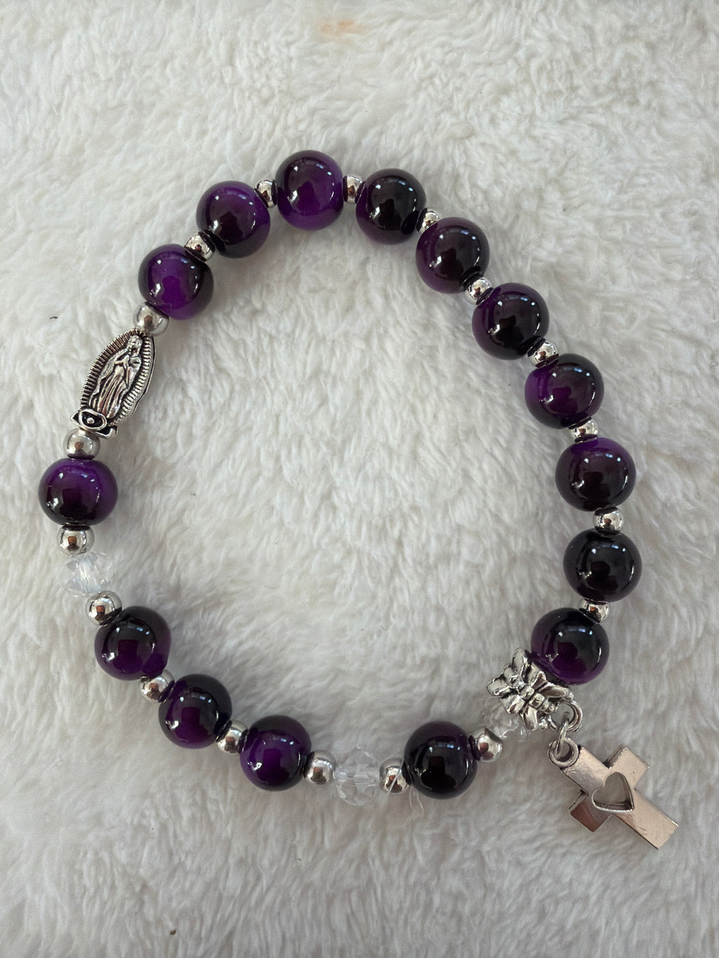 Handmade Catholic Rosary Bracelet — Beads of Grace