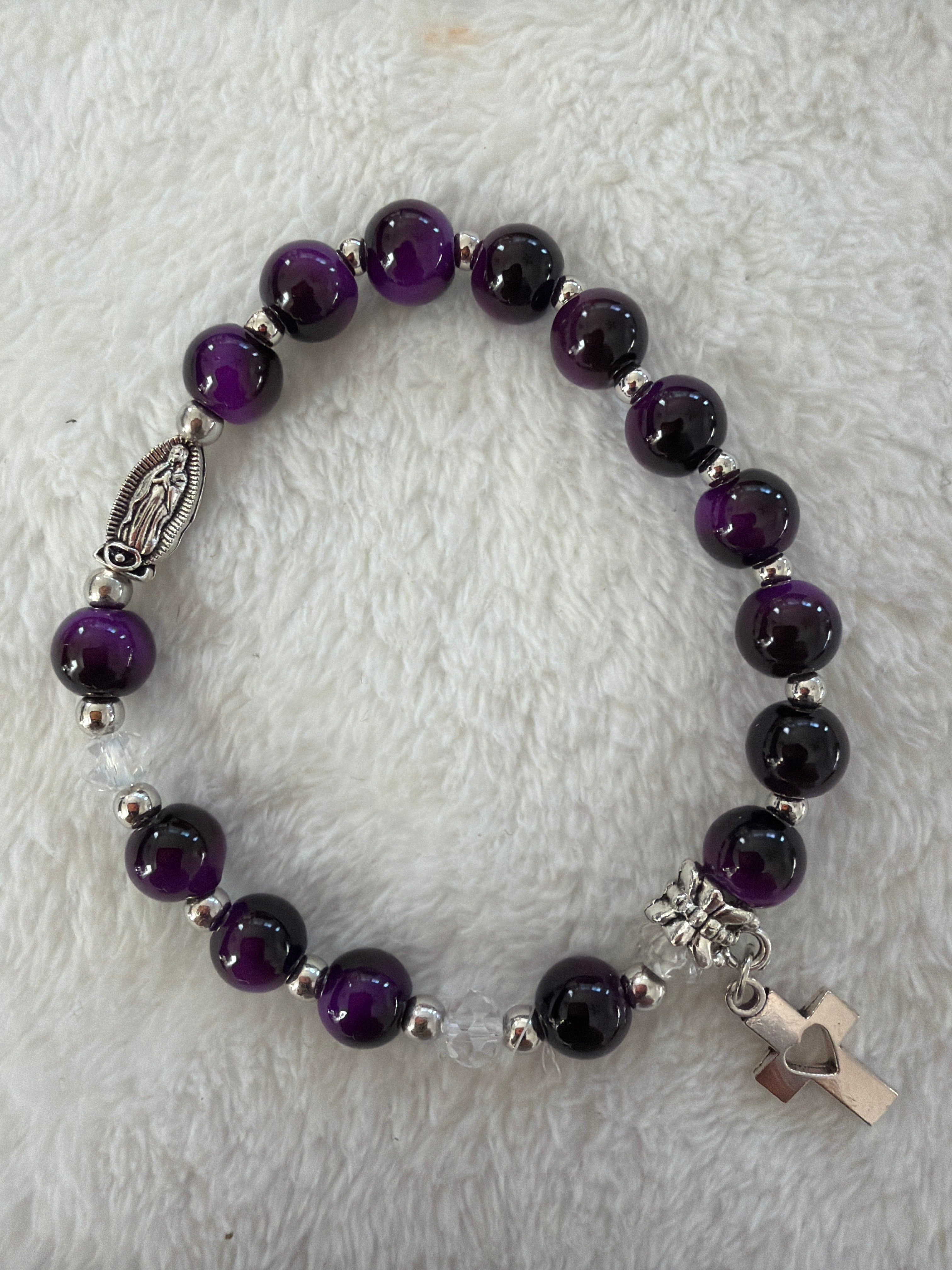 Handmade Catholic Rosary Bracelet — Beads of Grace