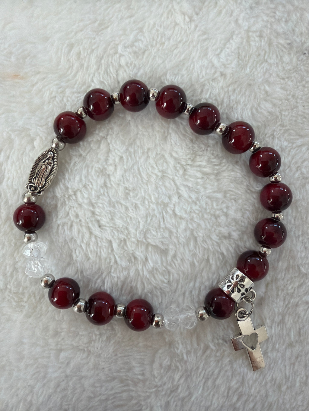 Handmade Catholic Rosary Bracelet — Beads of Grace