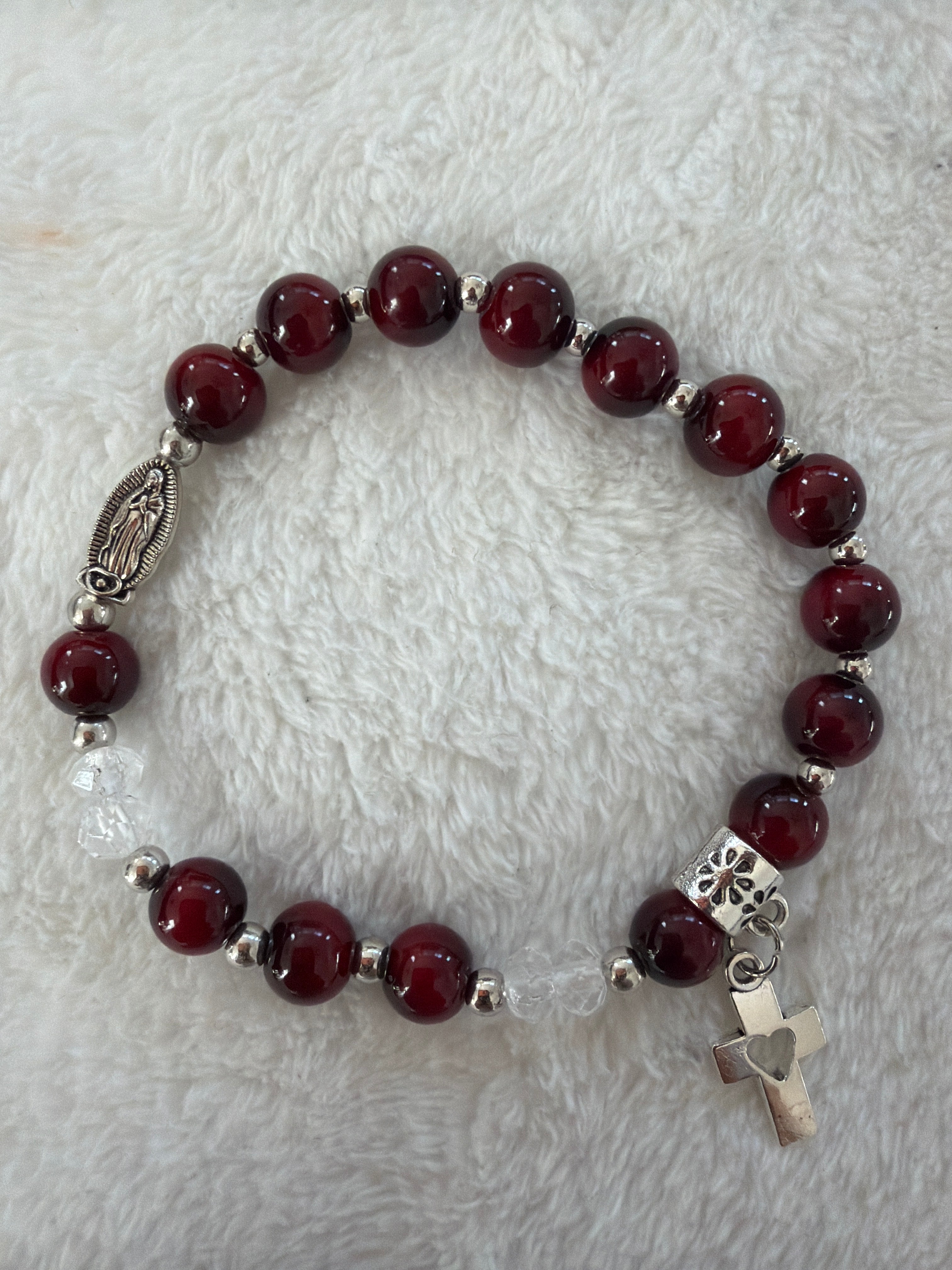 Handmade Catholic Rosary Bracelet — Beads of Grace