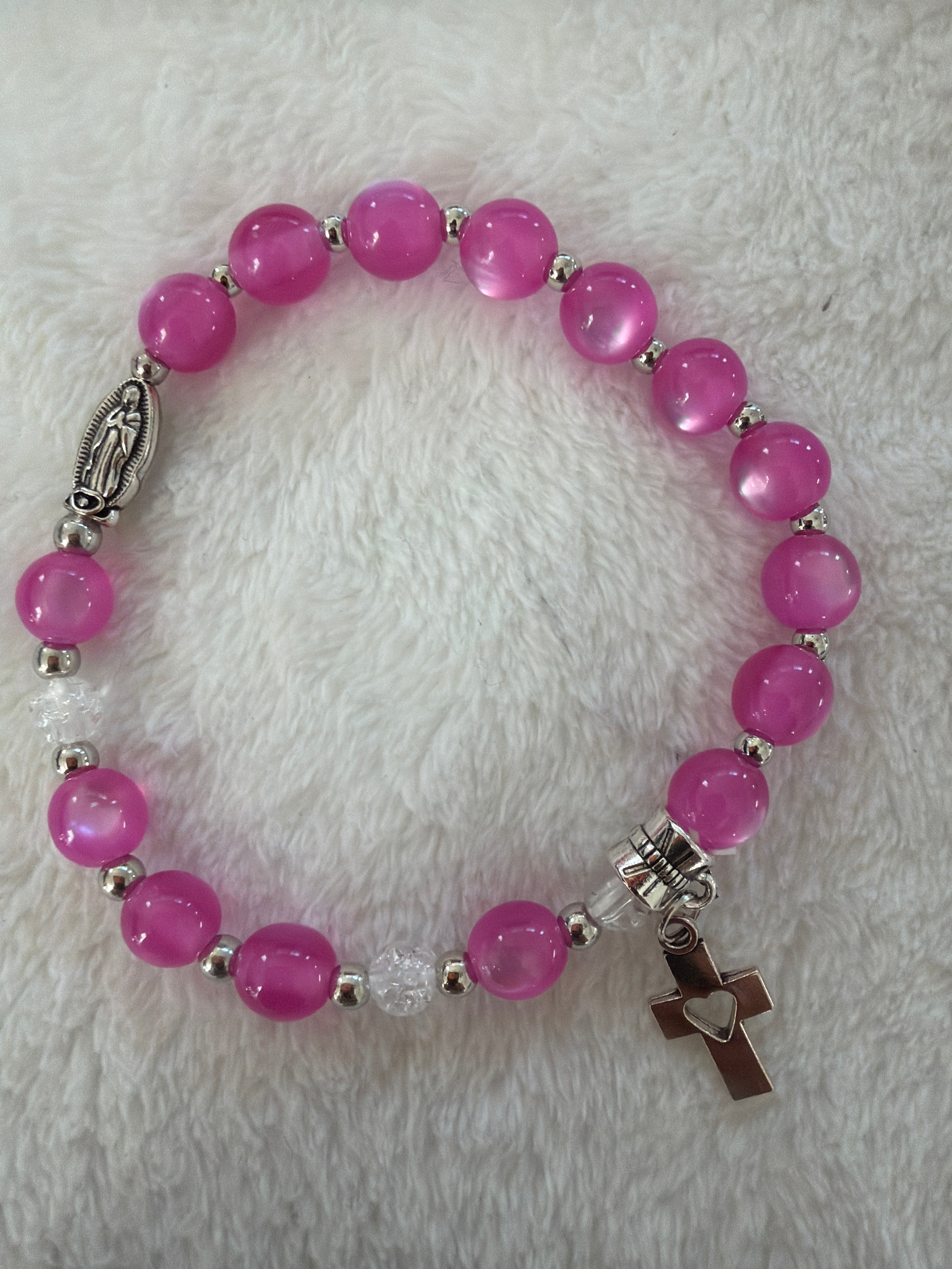Handmade Catholic Rosary Bracelet — Beads of Grace