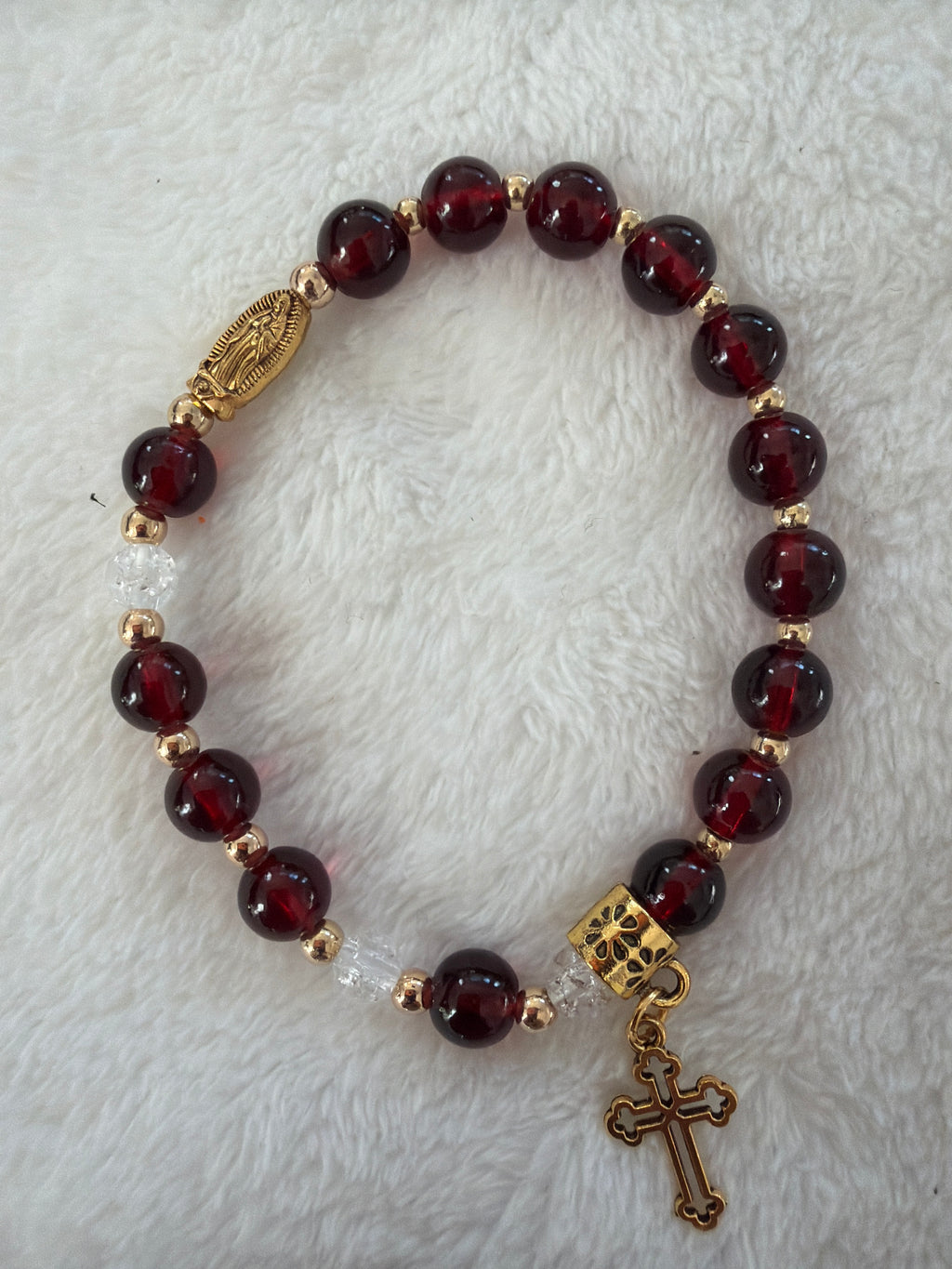 Handmade Catholic Rosary Bracelet — Beads of Grace