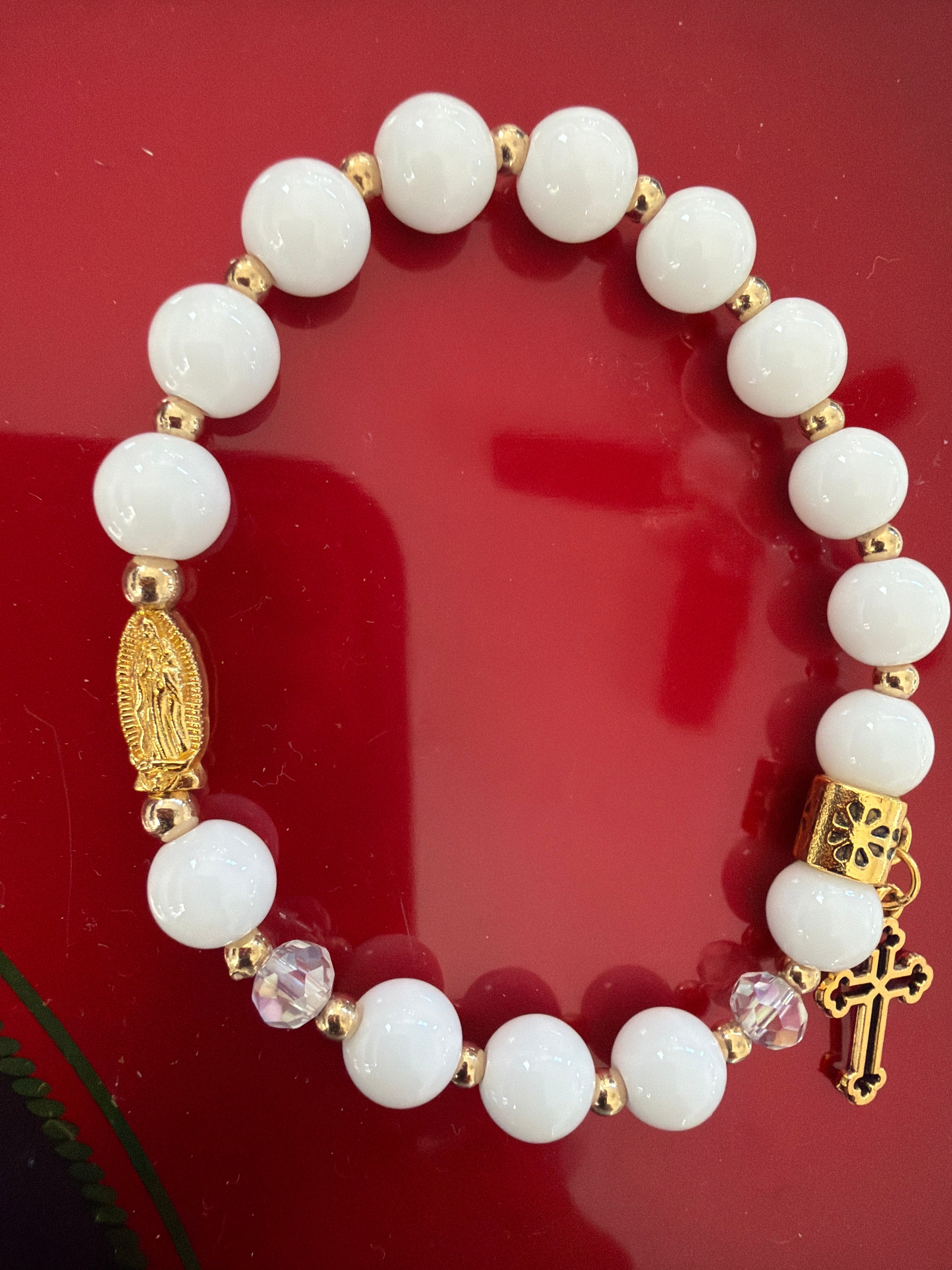 Handmade Catholic Rosary Bracelet — Beads of Grace